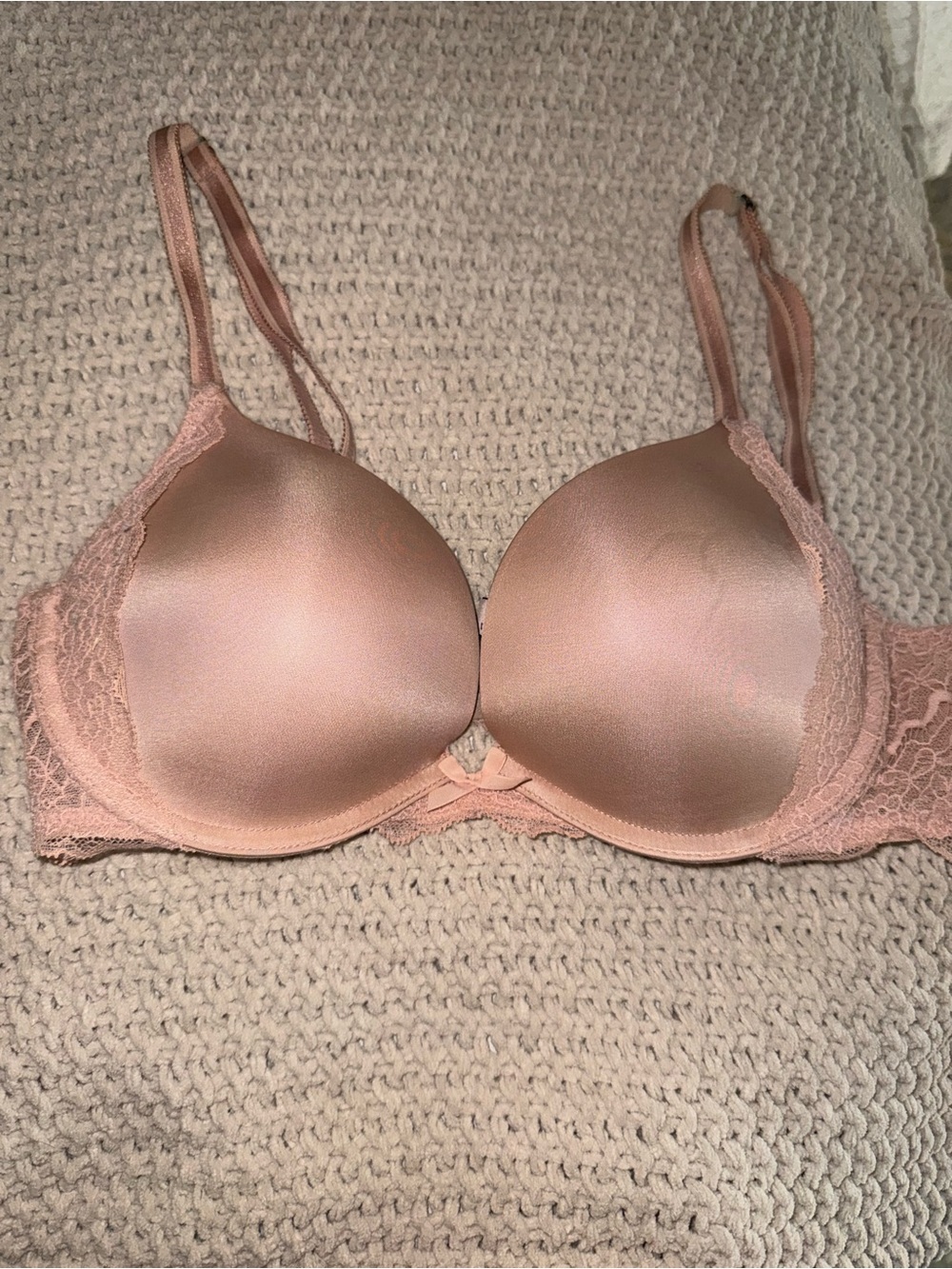 Victorias Secret Dream Angels Tan Push Up Bra